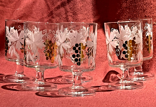 Vintage luminarc etched - vintage,