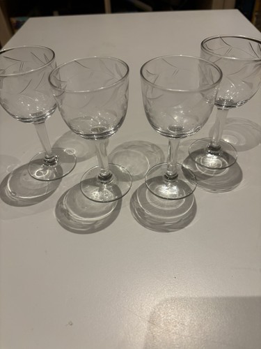 Vintage geätztes glas - vintage,